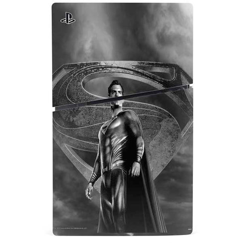 The Justice League (2017) Superman Poster PS5 Slim Digital Edition Console Skin