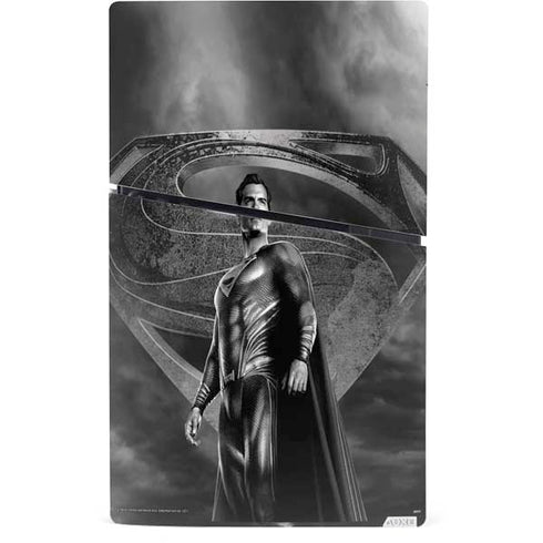 The Justice League (2017) Superman Poster PS5 Slim Digital Edition Console Skin