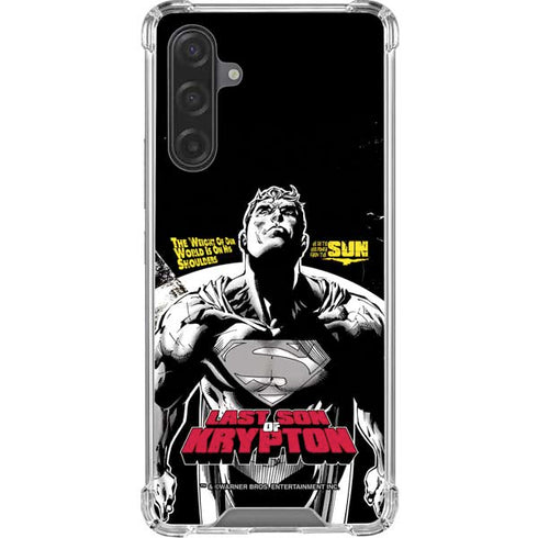 DC Comics Superman Last Son of Krypton Galaxy A17 Clear Case