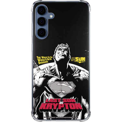 DC Comics Superman Last Son of Krypton Galaxy A35 5G Clear Case