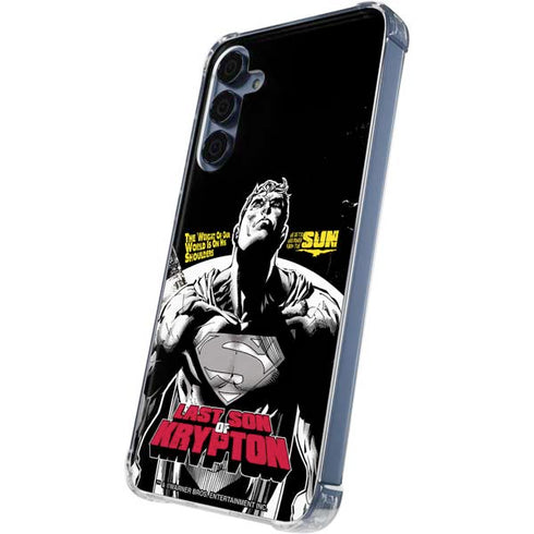 DC Comics Superman Last Son of Krypton Galaxy A35 5G Clear Case