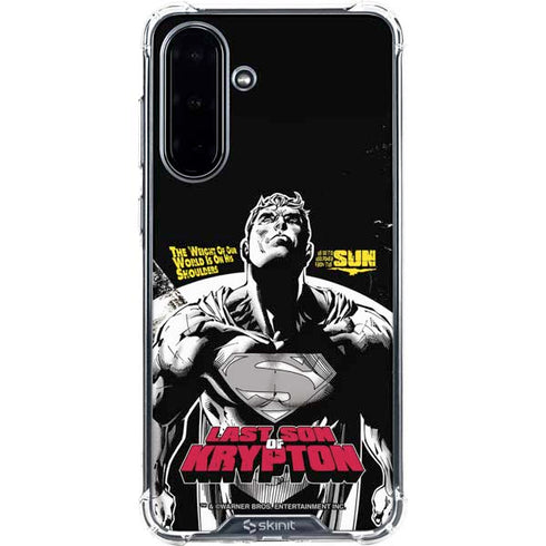 DC Comics Superman Last Son of Krypton Galaxy A36 5G Clear Case