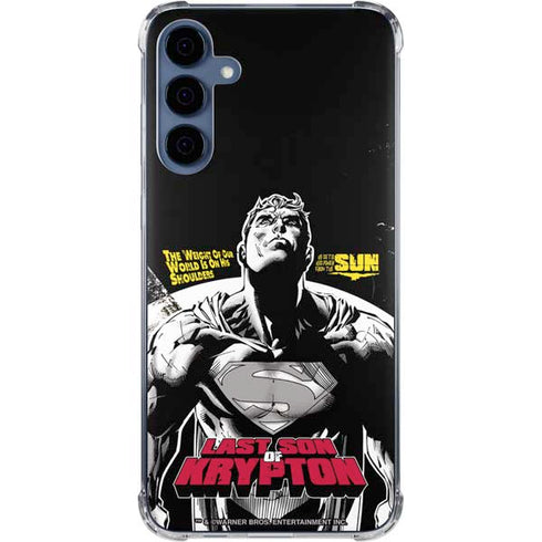 DC Comics Superman Last Son of Krypton Galaxy A55 5G Clear Case