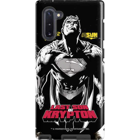 DC Comics Superman Last Son of Krypton Galaxy Note 10 Pro Case