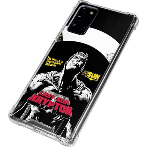 DC Comics Superman Last Son of Krypton Galaxy Note20 5G Clear Case