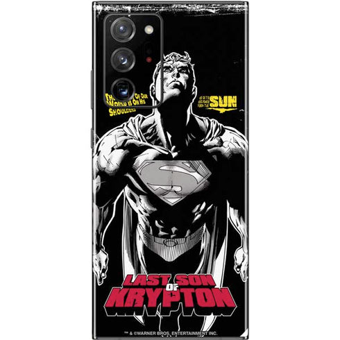 DC Comics Superman Last Son of Krypton Galaxy Note20 Ultra 5G Skin