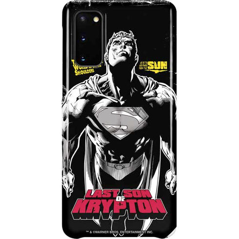 DC Comics Superman Last Son of Krypton Galaxy S20 Lite Case