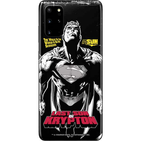 DC Comics Superman Last Son of Krypton Galaxy S20 Plus Skin