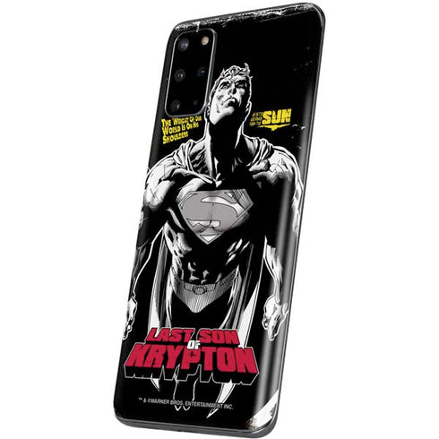 DC Comics Superman Last Son of Krypton Galaxy S20 Plus Skin