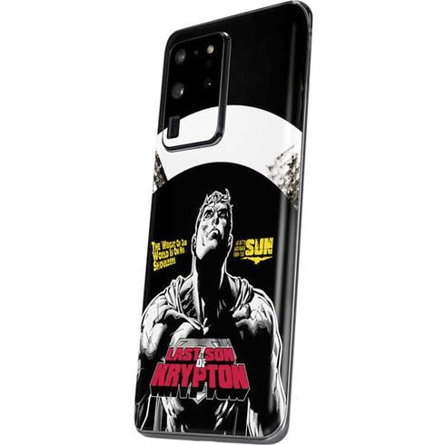 DC Comics Superman Last Son of Krypton Galaxy S20 Ultra 5G Skin