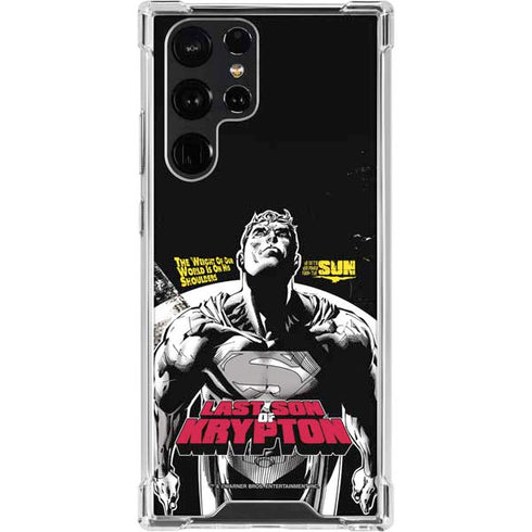 DC Comics Superman Last Son of Krypton Galaxy S23 Ultra Clear Case