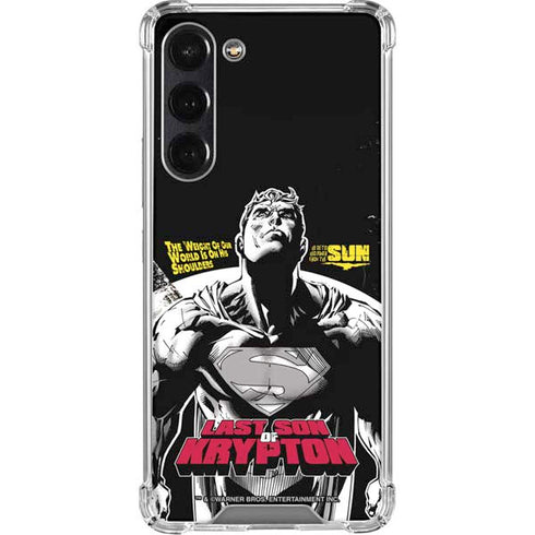 DC Comics Superman Last Son of Krypton Galaxy S24 FE Clear Case