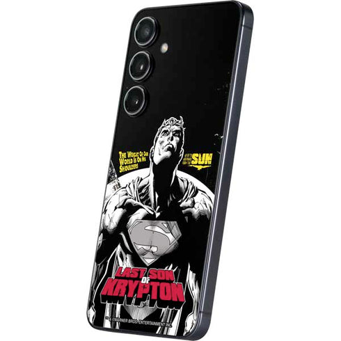 DC Comics Superman Last Son of Krypton Galaxy S25 Skin