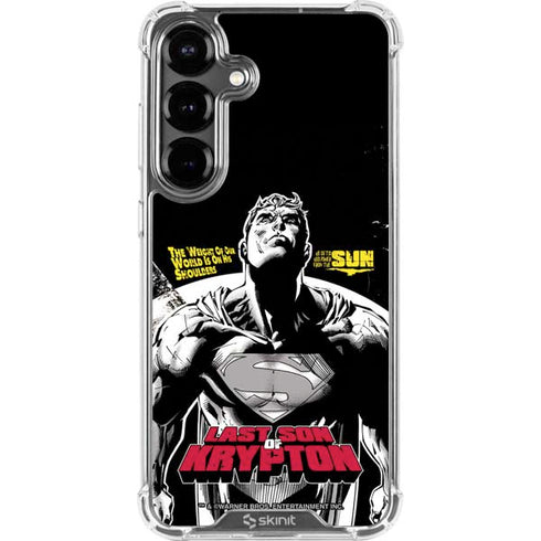 DC Comics Superman Last Son of Krypton Galaxy S26 Clear Case