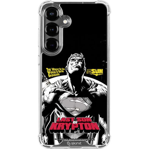 DC Comics Superman Last Son of Krypton Galaxy S26 Plus Clear Case