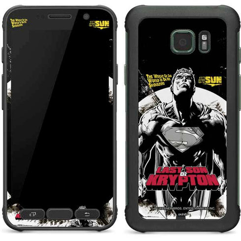 DC Comics Superman Last Son of Krypton Galaxy S7 Active Skin