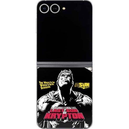 DC Comics Superman Last Son of Krypton Galaxy Z Flip6 Skin