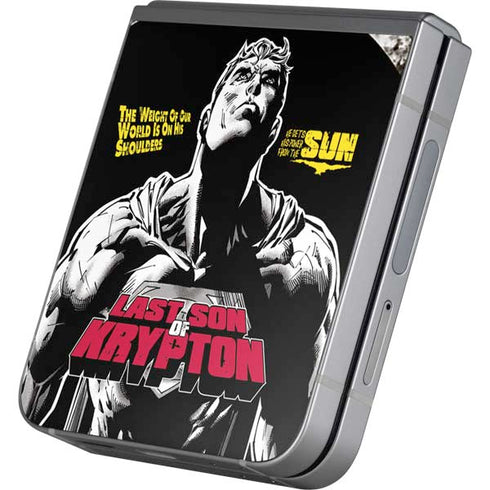 DC Comics Superman Last Son of Krypton Galaxy Z Flip6 Skin