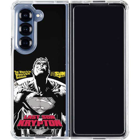 DC Comics Superman Last Son of Krypton Galaxy Z Fold6 Clear Case