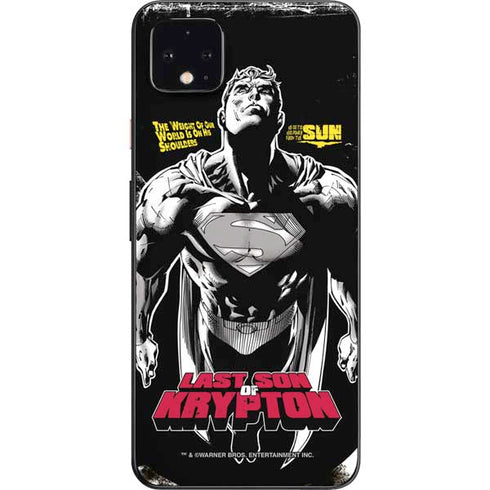 DC Comics Superman Last Son of Krypton Google Pixel 4 XL Skin