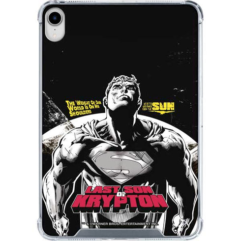 DC Comics Superman Last Son of Krypton iPad 11th Gen (2025) Clear Case