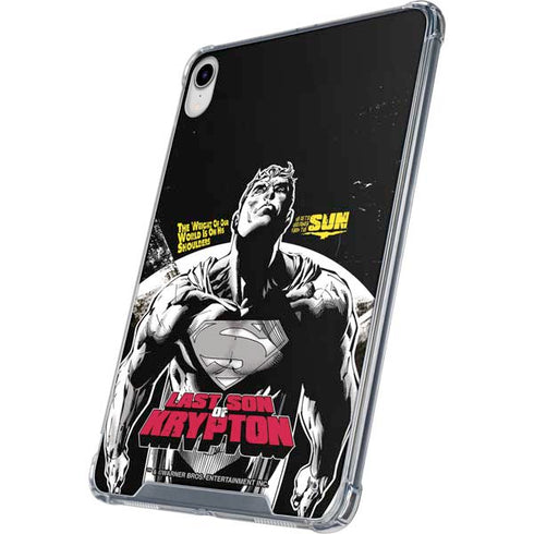 DC Comics Superman Last Son of Krypton iPad 11th Gen (2025) Clear Case