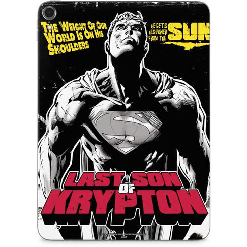 DC Comics Superman Last Son of Krypton Apple iPad Pro Skin