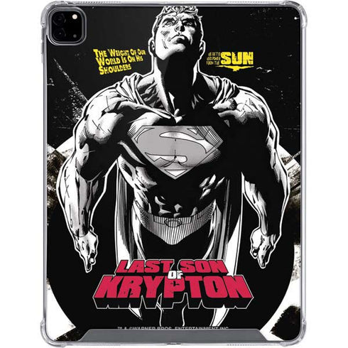 DC Comics Superman Last Son of Krypton iPad Pro 12.9in (2020) Clear Case
