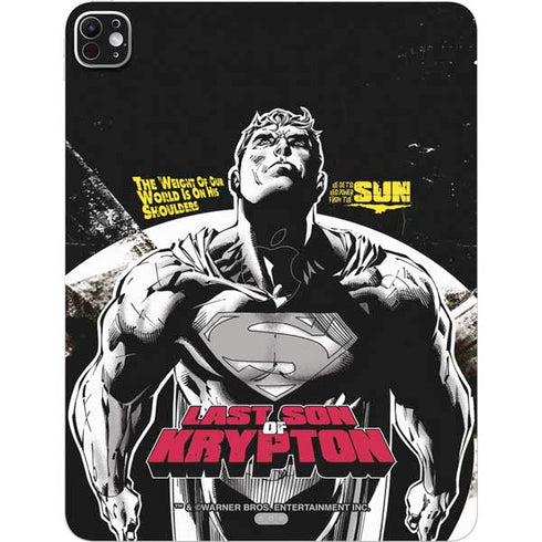 DC Comics Superman Last Son of Krypton iPad Pro 13in M4 (2024) Skin