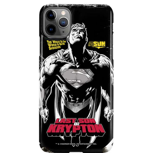 DC Comics Superman Last Son of Krypton iPhone Cases