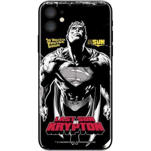 DC Comics Superman Last Son of Krypton iPhone 11 Skin