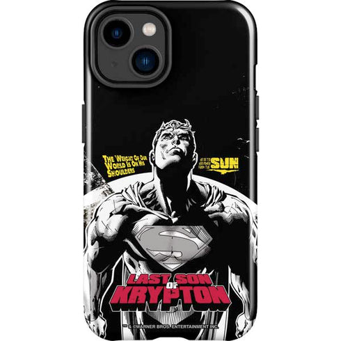 DC Comics Superman Last Son of Krypton iPhone 15 Impact Case