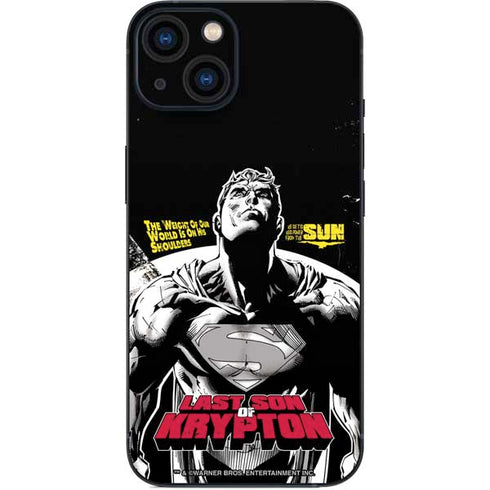 DC Comics Superman Last Son of Krypton iPhone 15 Skin