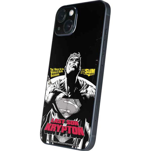 DC Comics Superman Last Son of Krypton iPhone 15 Skin