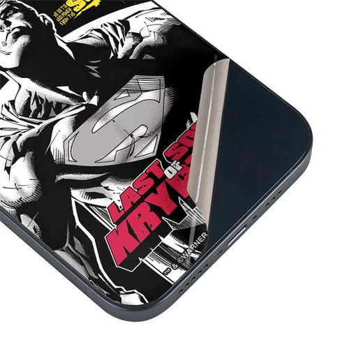 DC Comics Superman Last Son of Krypton iPhone 15 Skin