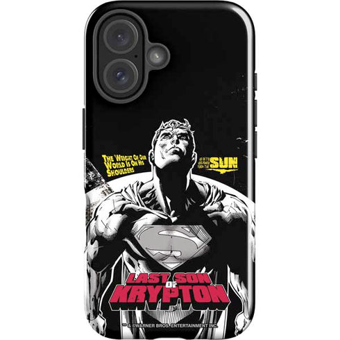 DC Comics Superman Last Son of Krypton iPhone 16 Plus Impact Case