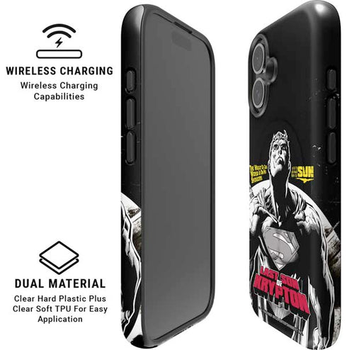 DC Comics Superman Last Son of Krypton iPhone 16 Plus Magsafe Impact Case