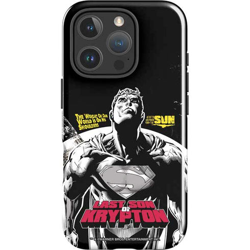 DC Comics Superman Last Son of Krypton iPhone 16 Pro Max Impact Case
