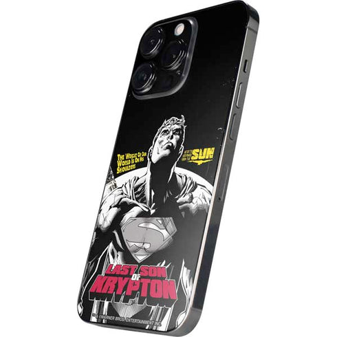 DC Comics Superman Last Son of Krypton iPhone 16 Pro Max Skin
