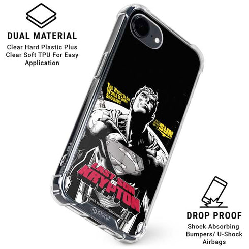 DC Comics Superman Last Son of Krypton iPhone 16e Clear Case