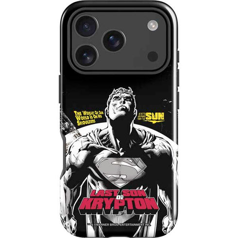 DC Comics Superman Last Son of Krypton iPhone 18 Pro Impact Case