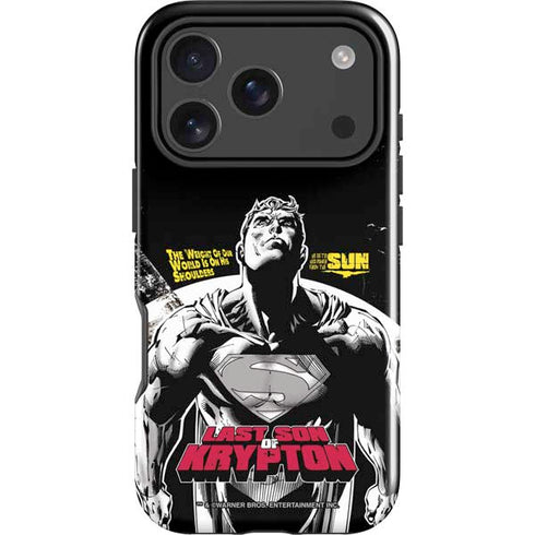 DC Comics Superman Last Son of Krypton iPhone 18 Pro Max Impact Case