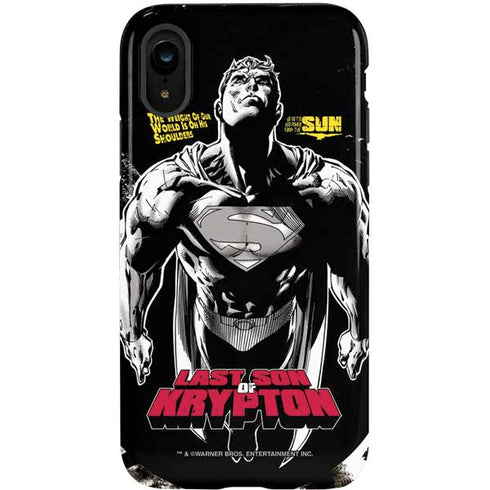 DC Comics Superman Last Son of Krypton iPhone XR Pro Case