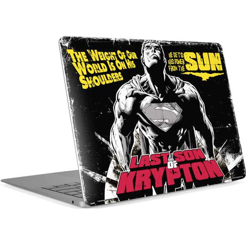 DC Comics Superman Last Son of Krypton Apple MacBook Air Skin
