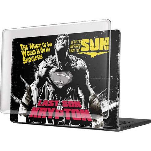 DC Comics Superman Last Son of Krypton MacBook Pro 14in (2021-24) Case plus Skin