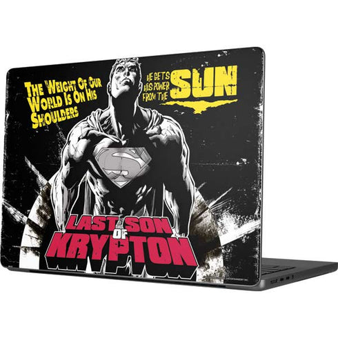 DC Comics Superman Last Son of Krypton Apple MacBook Pro 14-inch Skin