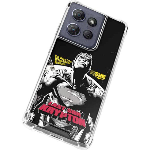 DC Comics Superman Last Son of Krypton Moto G Play 5G (2025) Clear Case