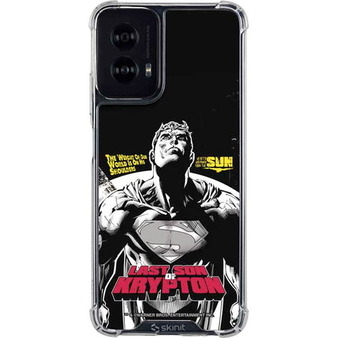 DC Comics Superman Last Son of Krypton Moto G Power 5G (2024) Clear Case