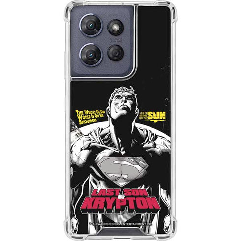 DC Comics Superman Last Son of Krypton Moto G Power 5G (2025) Clear Case