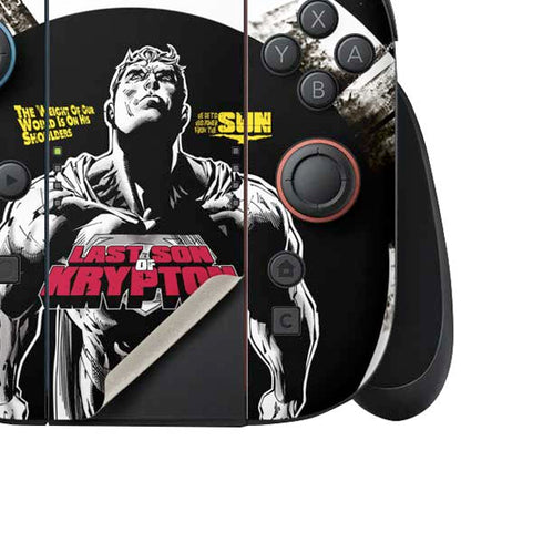 DC Comics Superman Last Son of Krypton Nintendo Switch 2 (2025) Joy-Con Controller Skin